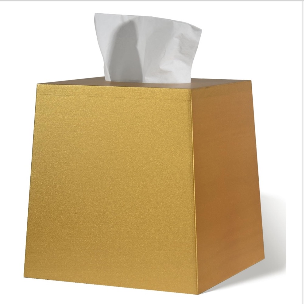 Gold Tissue Box Dispenser
